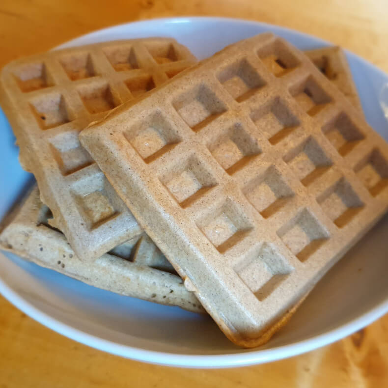 Slow Carb Protein-Waffeln